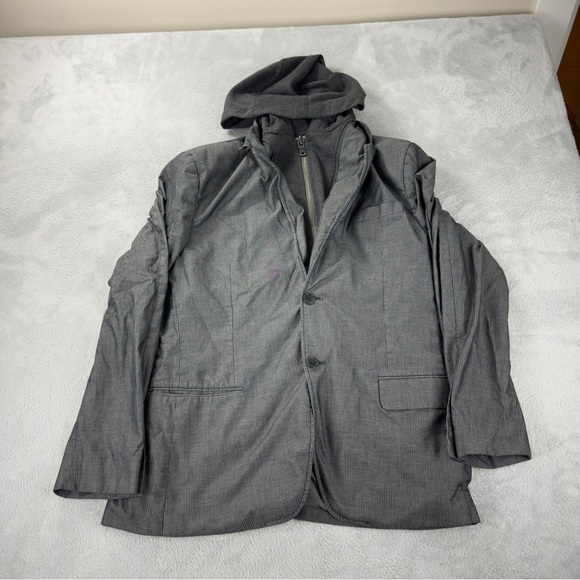John Varvatos USA Men's Size XS/44 EU 2 in 1 Hooded Jacket with Removable Hoodie - Picture 1 of 14